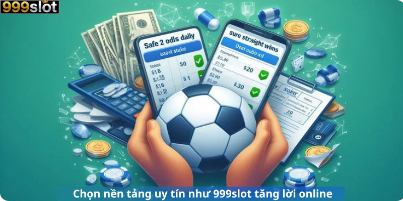 Chọn nền tảng uy tín như 999slot tăng lời online