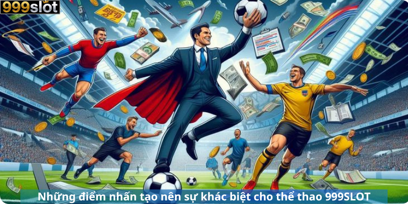 Những điểm nhấn tạo nên sự khác biệt cho thể thao 999SLOT